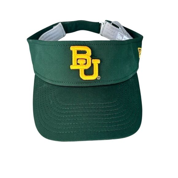 Baylor Bears Under Armour Green Adjustable Visor Cap Unisex Embroidered Logo - Picture 1 of 4